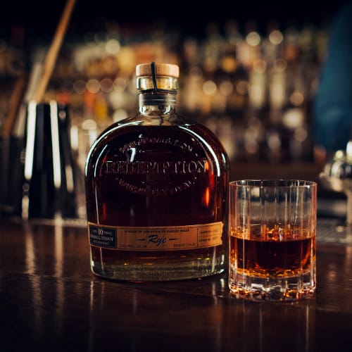 10 Year Barrel Proof Rye Redemption Whiskey