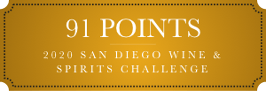 91 points 2020 san diego wine and spirits challenge