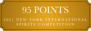 95 points 2021 new york international spirits competition